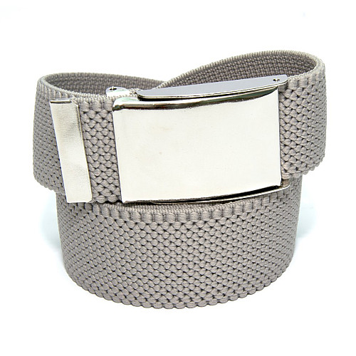 Подовжений світло-сірий стрейчевий ремінь Gofin з відкривачкою для пива RGN-2212