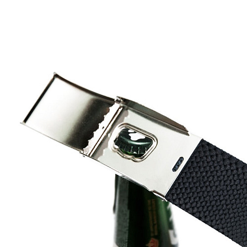 Черный ремень резинка Gofin с открывашкой для пива RGN-2205