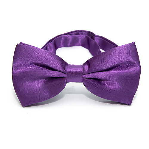 Галстук бабочка Gofin однотонная фиолетовая BG-88-05