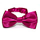Краватка метелик Gofin рожевий-фуксія однотонний BG-88-14