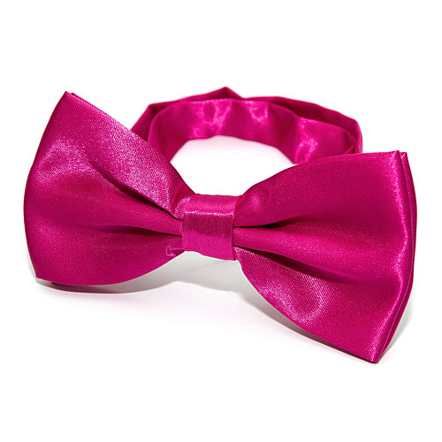 Краватка метелик Gofin рожевий-фуксія однотонний BG-88-14