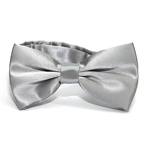 Краватка метелик Gofin сірий однотонний BG-88-17