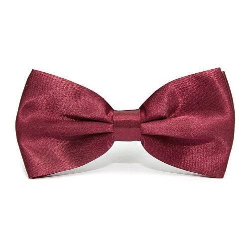 Краватка метелик Gofin бордовий однотонний BG-88-18