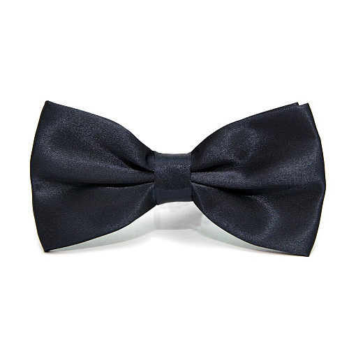 Краватка метелик Gofin темно-синя однотонний BG-88-19