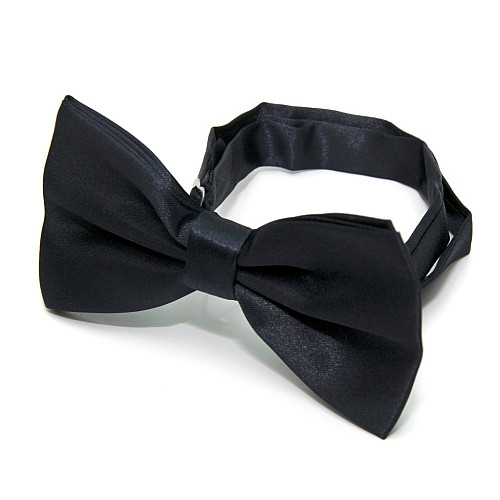 Краватка метелик Gofin темно-синя однотонний BG-88-19