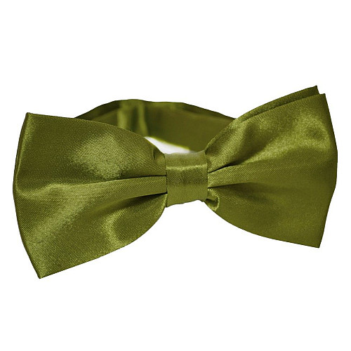 Краватка метелик Gofin оливковий однотонний BG-88-20