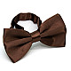 Краватка метелик Gofin однотонний коричневий BG-88-24