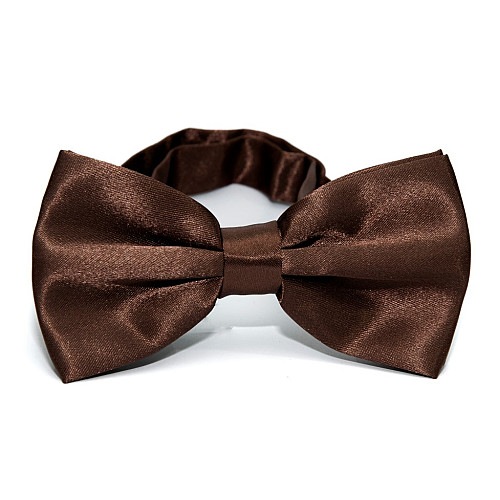 Краватка метелик Gofin однотонний коричневий BG-88-24