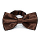 Краватка метелик Gofin однотонний коричневий BG-88-24