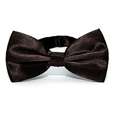 Краватка метелик Gofin однотонний темно-коричневий BG-88-25