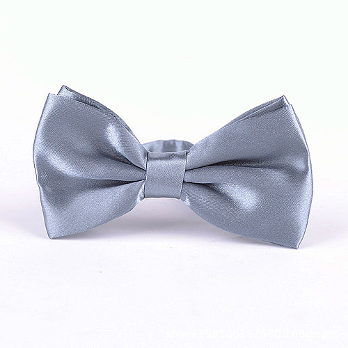 Краватка метелик Gofin темно-сірий однотонний BG-88-30