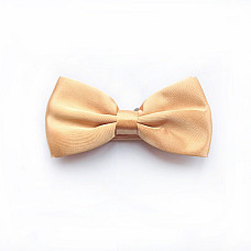 Галстук бабочка Gofin бежевая однотонная BG-88-31