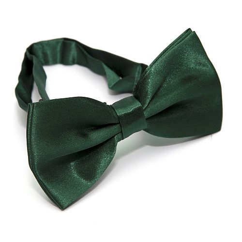 Галстук бабочка Gofin зеленая (изумрудная) однотонная BG-88-15