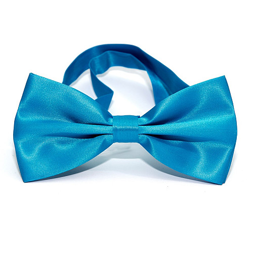 Галстук бабочка Gofin голубая однотонная BG-88-27