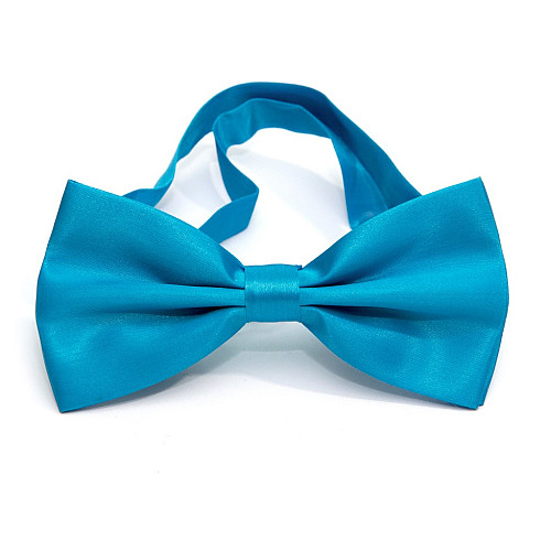 Галстук бабочка Gofin голубая однотонная BG-88-27