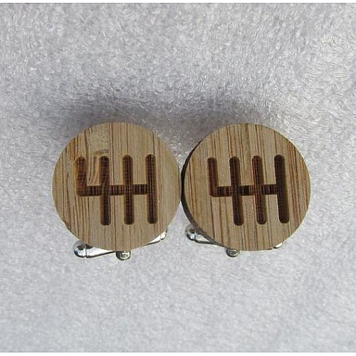 Дерев'яні запонки корбка передач DZP-0649