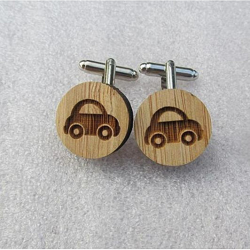 Деревянные запонки авто DZP-0653