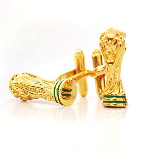 Запонки золотий кубок ZPH-1022