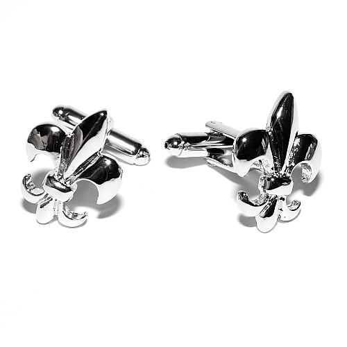 Запонки геральдическая лилия ZPH-1036