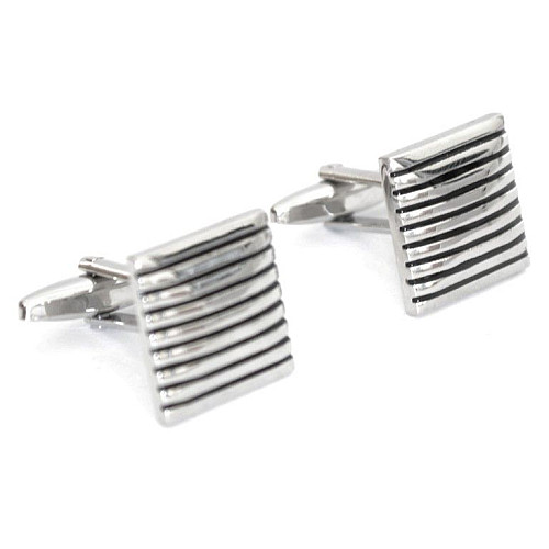 Запонки с Черными полосками ZPH-1065