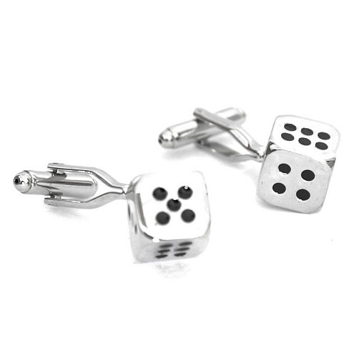 Запонки игральная кость ZPH-1069