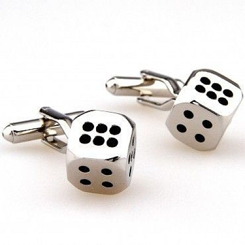 Запонки игральная кость ZPH-1069