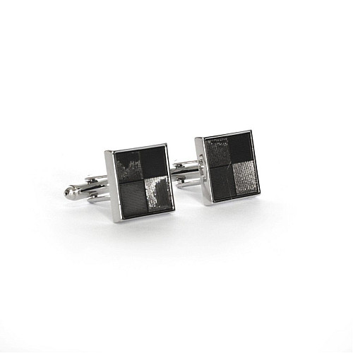 Запонки в квадратики ZPH-1078