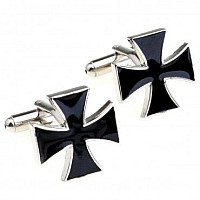 Запонки хрест тамплієрів ZPH-1089