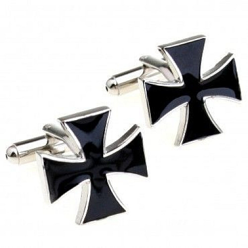 Запонки хрест тамплієрів ZPH-1089