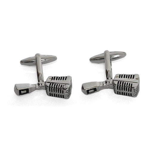 Запонки Gofin ретро микрофон ZPH-1092