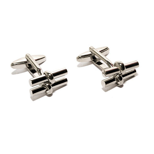 Запонки столбики ZPH-1119