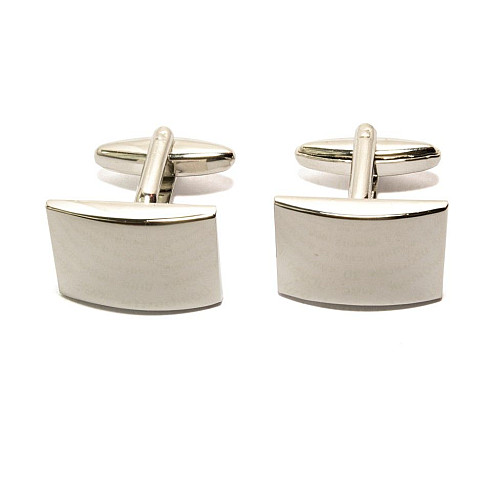 Запонки Gofin прямоугольные выпуклые ZPH-1130