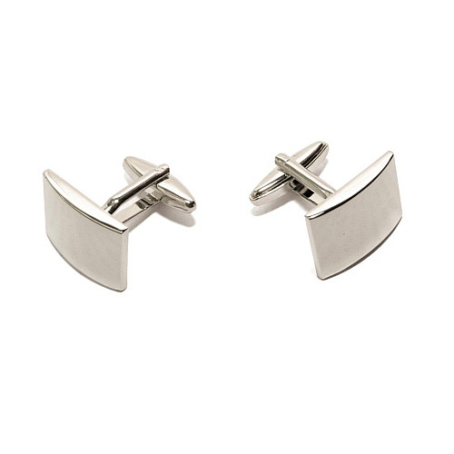 Запонки Gofin прямоугольные выпуклые ZPH-1130