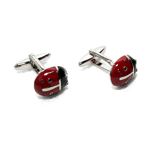 Запонки божья коровка ZPH-1143