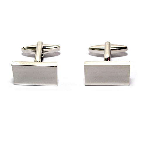 Запонки прямоугольные классические ZPH-1146