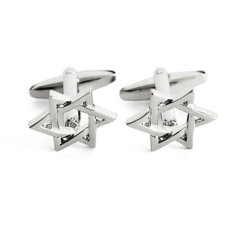 Запонки Gofin зірка давида-ізраїльська зірка ZPH-1153