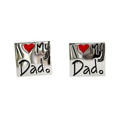 Запонки i love me dad ZPH-1156