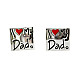 Запонки i love me dad ZPH-1156