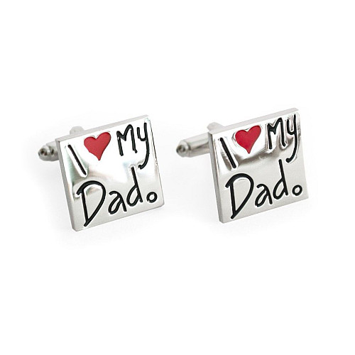 Запонки i love me dad ZPH-1156