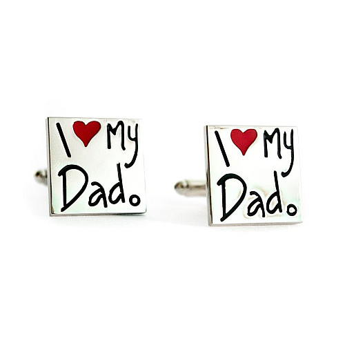 Запонки i love me dad ZPH-1156