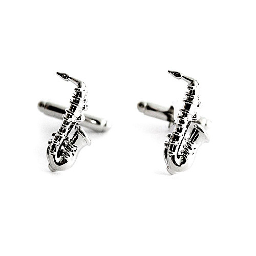 Запонки саксофон ZPH-1163