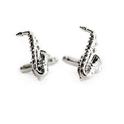 Запонки саксофон ZPH-1163