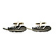 Запонки перышко ZPH-1165