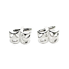 Запонки маска театральная ZPH-1167