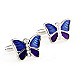 Запонки в виде бабочки ZPH-1187