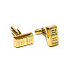 Запонки злиток золота ZPH-1193