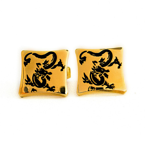 Запонки з драконом ZPH-1209
