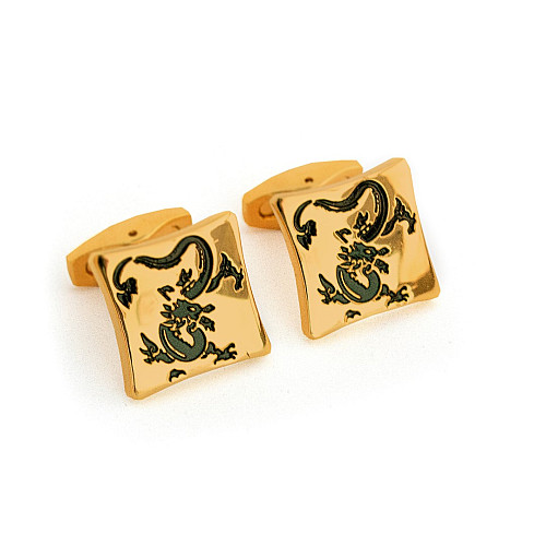 Запонки з драконом ZPH-1209