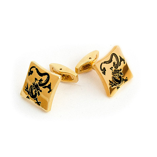 Запонки з драконом ZPH-1209
