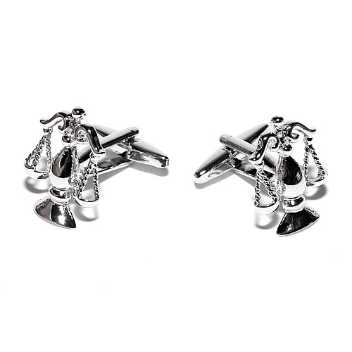 Запонки весы правосудия весы ZPH-1227